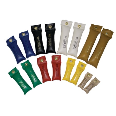 SoftGrip Flexible Hand Weight, Standard 16 pc Set (2 EA: 0.5,1,1.5,2,2.5,3,4,5)