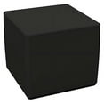 thumbnail image 1 of SoftScape 18" Square Ottoman, Collaborative Flexible Seating for Kids, Teens, Adults Furniture for Classrooms, Libraries, Offices and Home, Standard 16" H - Black, 1 of 4