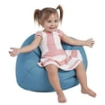 thumbnail image 1 of SoftScape Classic 22" Junior Bean Bag Chair, Furniture for Kids, Perfect for Reading, Playing Video Games or Relaxing, Alternative Seating for Classrooms, Daycares, Libraries or Home - Teal, 1 of 5