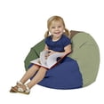 thumbnail image 1 of SoftScape Classic 26" Junior Bean Bag Chair, Furniture for Kids, Perfect for Reading, Playing Video Games or Relaxing, Alternative Seating for Classrooms, Daycares, Libraries or Home - Earthtone, 1 of 5