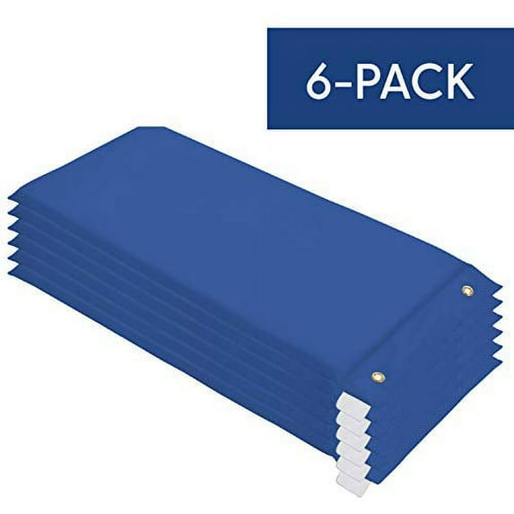 SoftScape Hanging Rest Mat - Daycare and Preschool Nap Mats (6-Pack) - Blue