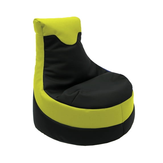 SoftScape Kids Little Gamer Bean Bag - Black/Lime
