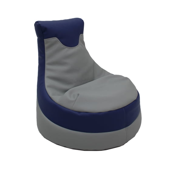 Factory Direct Partners SoftScape Little Gamer Kids Bean Bag, Gray Navy