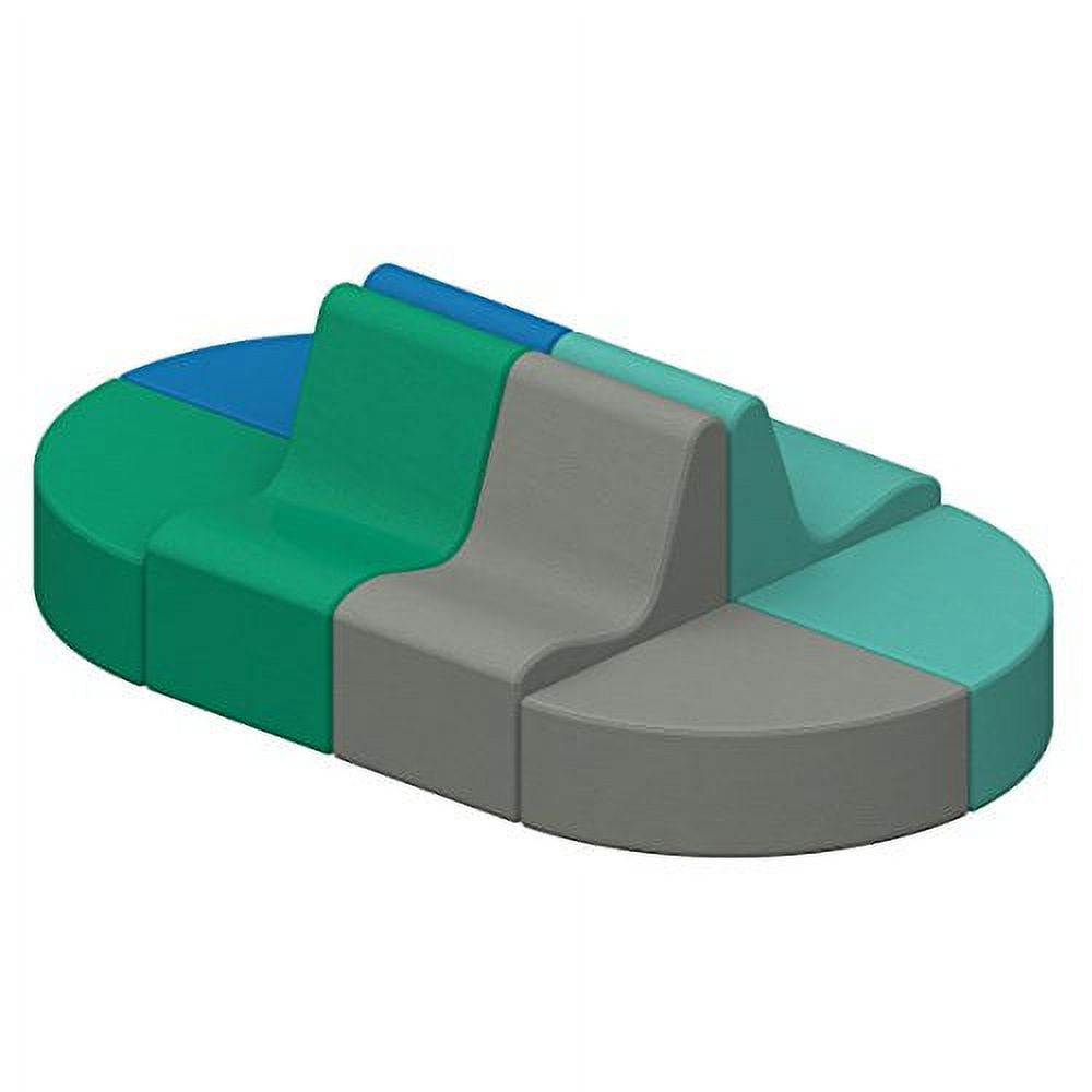 SoftScape Wave Toddler Chair and Sofa Seating Set, Play Soft Supportive