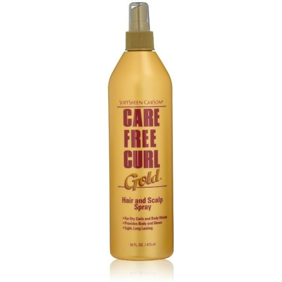 SoftSheen-Carson Care Free Curl Gold Hair And Scalp Spray, 16 oz - (Pack of 4)