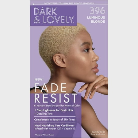 SoftSheen-Carson Dark & Lovely Fade Resist Hair Color, 396 Luminous Blonde