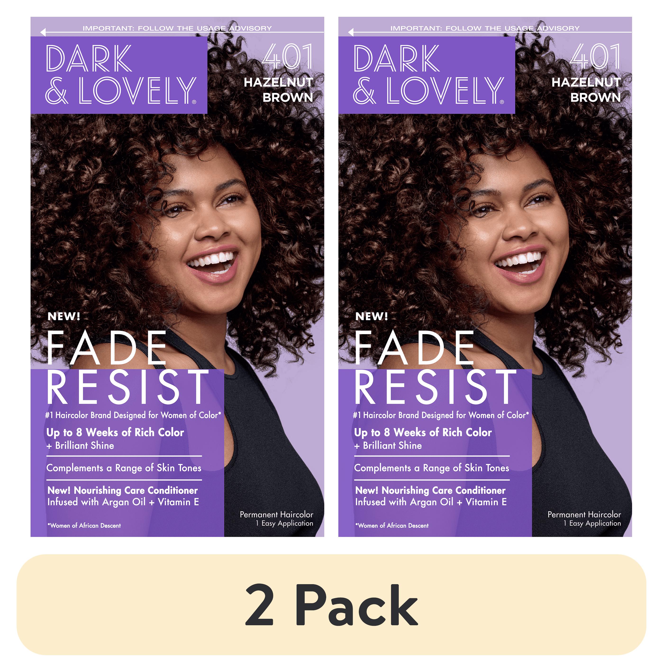 (2 pack) SoftSheenCarson Dark & Lovely Fade Resist Hair Color, 401