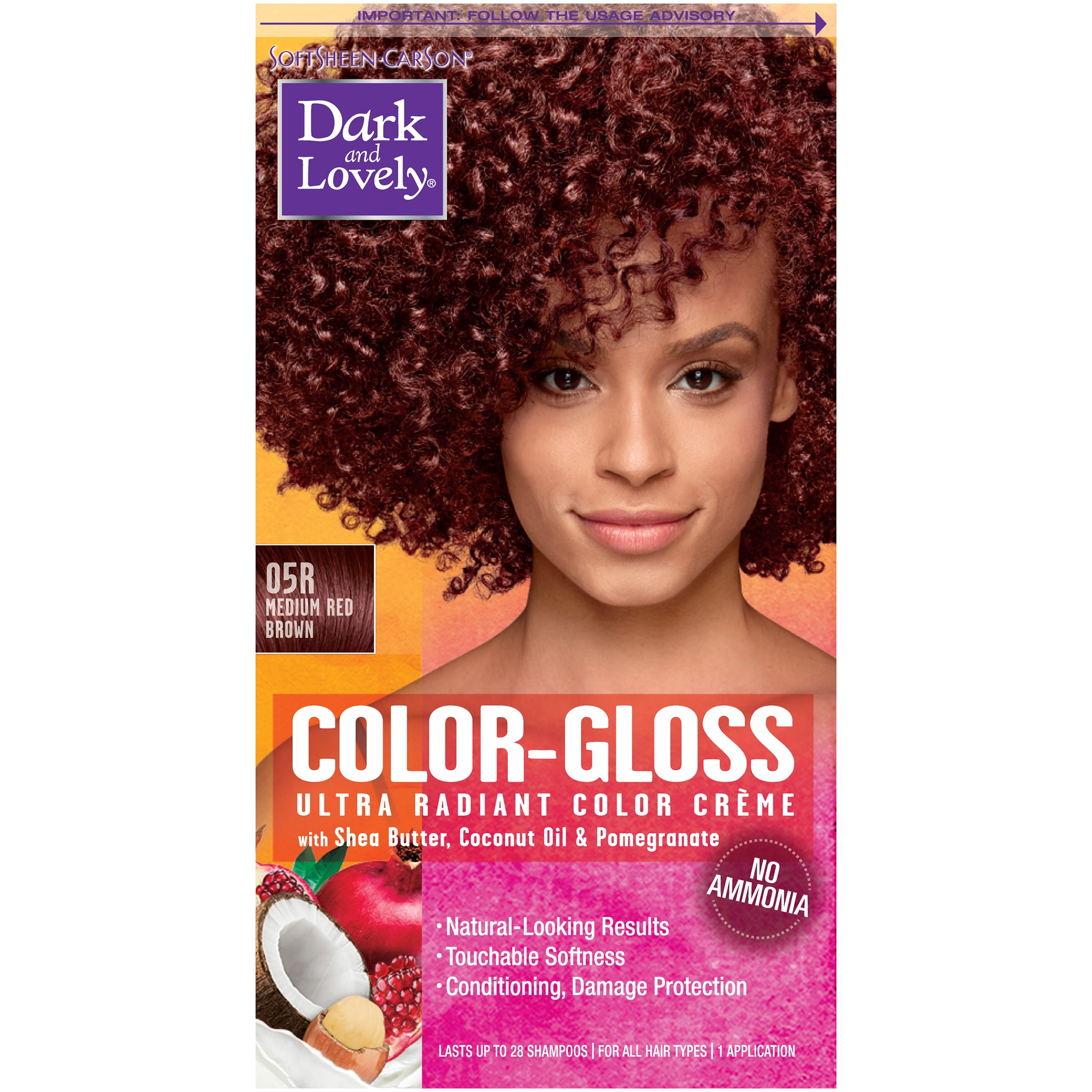 SoftSheenCarson Dark and Lovely Ultra Radiant Hair Color Creme, Ammonia Free Hair