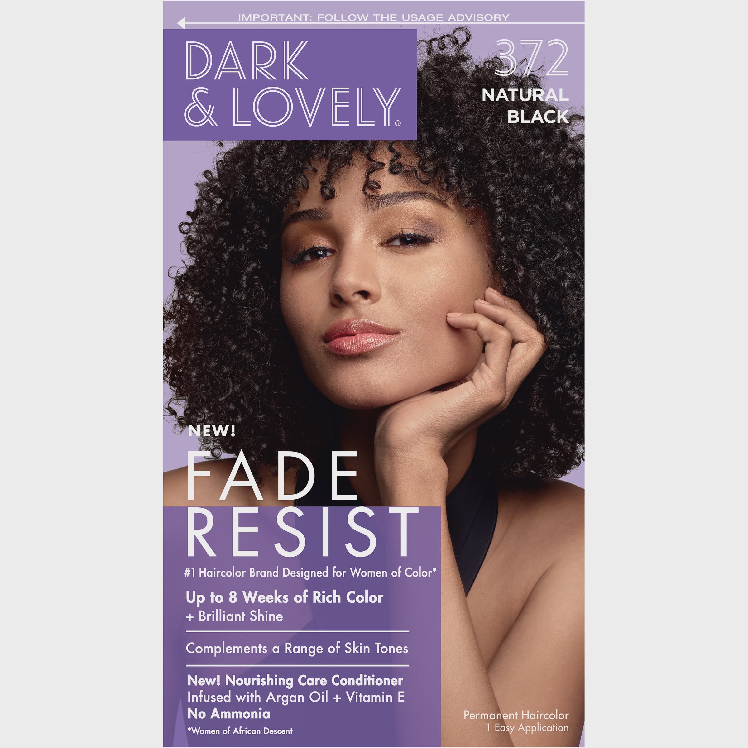 SoftSheen-Carson Dark and Lovely Fade Resist Hair Color, 372 Natural ...