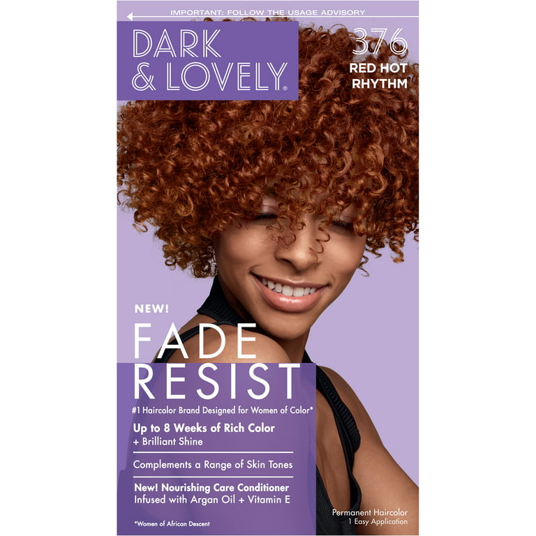 SoftSheen-Carson Dark and Lovely Fade Resist Hair Color, 376 Red Hot Rhythm  