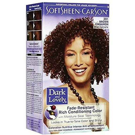 SoftSheen-Carson Dark and Lovely Fade Resist Rich Conditioning Color, Brown Cinnamon 391