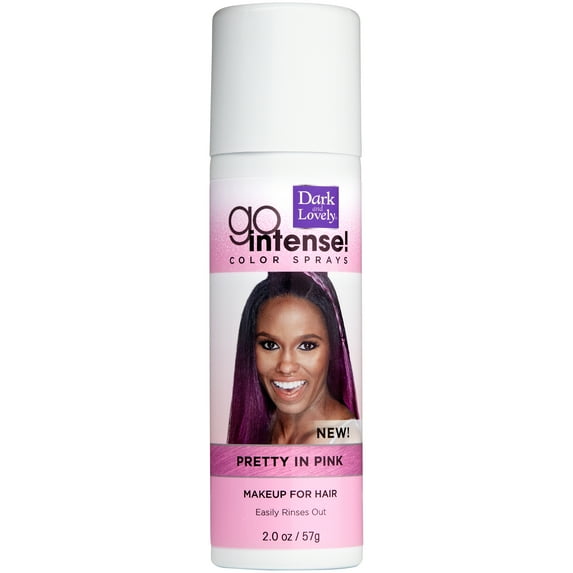 SoftSheen-Carson Dark and Lovely Go Intense Temporary Hair Color Sprays, Pretty in Pink, 2 oz