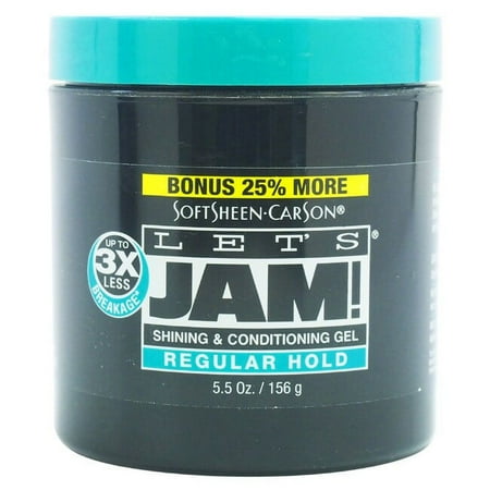 SoftSheen Carson Let's Jam! Shining & Conditioning Gel Regular Hold, 5.5 oz