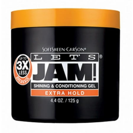 SoftSheen Carson Let's Jam! Shining and Conditioning Gel Extra Hold, 5.5 oz