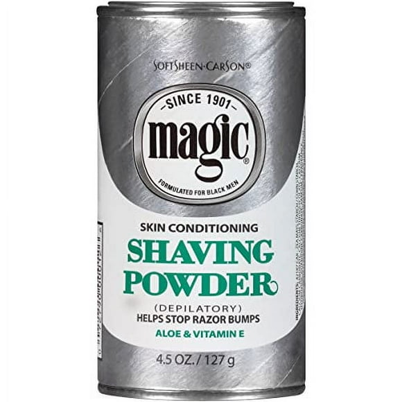SoftSheen-Carson Magic - Skin Conditioning For Normal Beards Razorless Shaving Powder 4.5 oz * BEAUTY TALK LA *