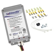SoftStartRV SSRV3T By NetworkRV Enable Easy start AC Unit-Run On Small Generator Limited Power RV AC Hard Starter for Kit Air Conditioner HVAC Bundled with HogoR Voltage Detector | Installation Kit