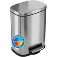 thumbnail image 1 of SoftStep 1.32 Gallon Small Bathroom Trash Can with Lid and Odor Filter, Removable Inner Bucket, 5L Slim Space-Saving Wastebasket Bin for Bedroom Kitchen Living Room Home Office Garage, 1 of 7