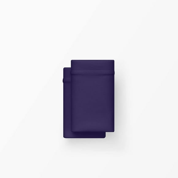 SoftStretch Bamboo Pillowcase Set King Size Moisture-Wicking Dark Grey Stormy Grey Mattress Sheets