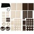 thumbnail image 1 of SoftTouch Assorted Self-Stick Felt Furniture Pads - Protect Surfaces from Scratches & Damage, Beige/Brown (301 Pack), 1 of 10