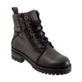 thumbnail image 1 of SoftWalk Womens Everett Leather Lace up Ankle Boots, 1 of 3