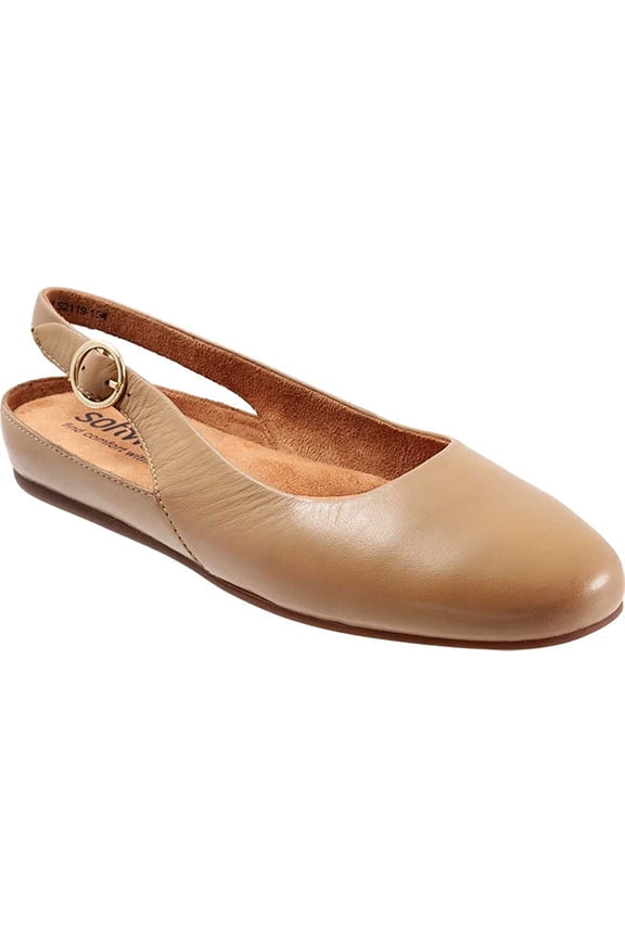 Womens Flats 8 Narrow Beige