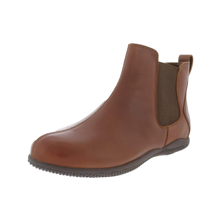 SoftWalk Womens Highland Leather Round Toe Ankle Boots Walmart