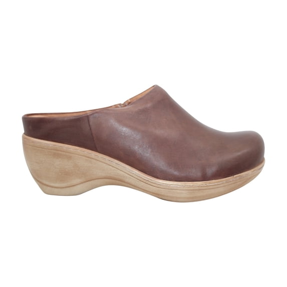 SoftWalk Womens Madison Clog, MED BLUE, Size 9.5