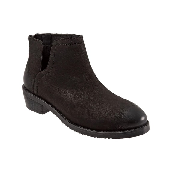 SoftWalk Womens Ramona Leather Chelsea Ankle Boots