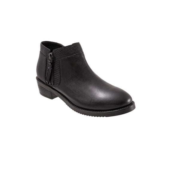 SoftWalk Womens Rubi Leather Casual Ankle Boots