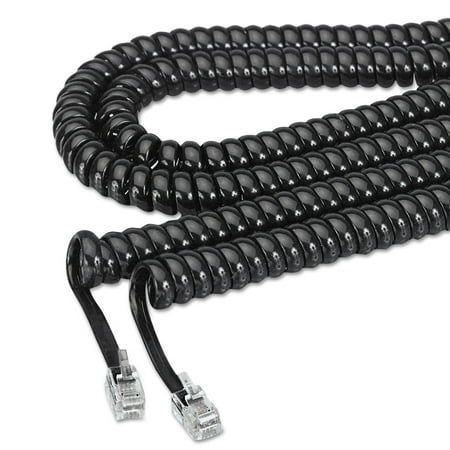 Softalk, SOF42261, Modular Plug Handset Coil Cord, 1, Black