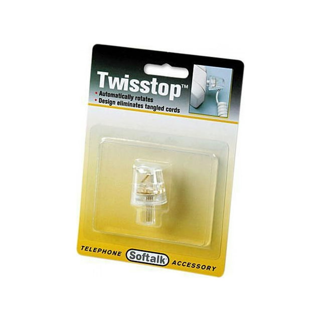 Softalk Twisstop Rotating Phone Cord Detangler Clear 1500