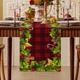 thumbnail image 1 of Softalker Christma Table Runner Classic Buffalo Check Table Runner Stylish Design for Family Dinner Christmas Holiday Birthday Party Table Home Decoration, 1 of 7