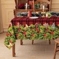thumbnail image 1 of Softalker Christmas Tablecloth Plaid Tablecloth 60*84 inch Red Buffalo Checkered Table Cloth Rectangular Check Table Cover for Party Decoration, 1 of 7
