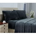 thumbnail image 1 of Softan Fleece Sheets Set, Extra Soft Velvet Plush Bed Sheet Set with Deep Pocket, 1 of 5