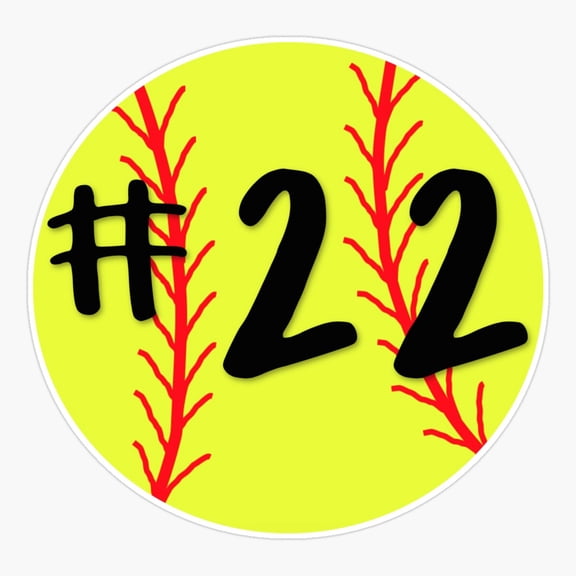 Softball Active Sport Everyday Decor Art Outdoor Style Vinyl Sticker