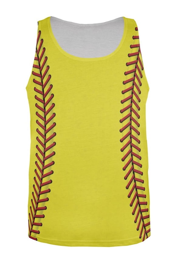 Softball All Over Mens Tank Top Multi MD