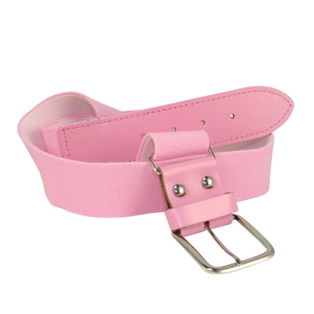 TCK Adult Baseball & Softball Belt – Adjustable Elastic – Pink, Adult
