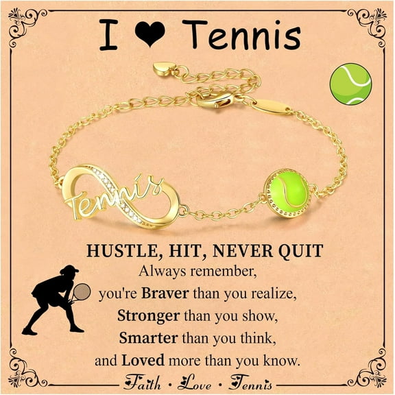 Softball/Baseball/Football/Soccer/Basketball/Tennis/Volleyball Unlimited Bracelet, Suitable for Women's Accessories, Birthday Christmas Jewelry Gift