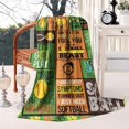 thumbnail image 1 of Softball Blanket 50"x60" Softball Gift Blanket Cute Soft Cozy Warm Flannel Blanket for Bed Couch Sofa, Softball Laces Sports Lovers Throw Blanket, 1 of 5