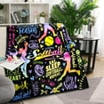 thumbnail image 1 of Softball Blanket Gifts for Boys Girls, Softball Lovers Throw Blanket Super Soft Lightweight Travel Bed Sofa Blankets for Sport Fans Kids Adults Player Coach, 50 x 60 Inch, 1 of 7