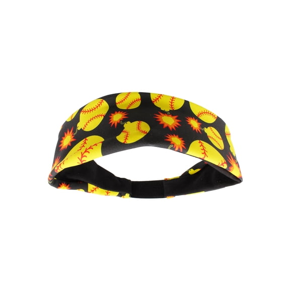 Softball Bomb Headband (Black, One Size)