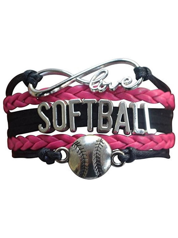 Softball Bracelet- Girls Softball Jewelry - Perfect Gift for Softball Player, Softball Teams and Softball Coaches