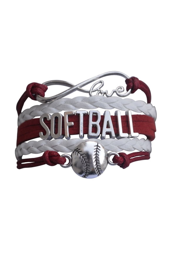 Softball Bracelet- Girls Softball Jewelry - Perfect Softball Player, Softball Teams and Softball Coaches Gitfts