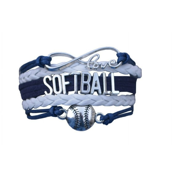Softball Bracelet- Girls Softball Jewelry - Perfect Softball Player, Softball Teams and Softball Coaches Gitfts