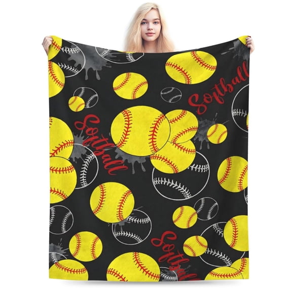 Softball Coach Gifts,Softball Blanket Gifts 50x40