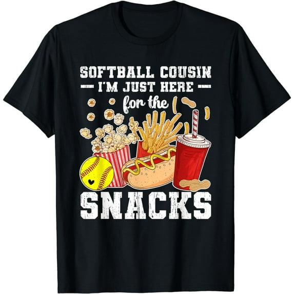 Softball Cousin Funny Cousin Of A Softball Player Cousin T-Shirt