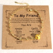 Softball Cross Bracelet for Girls Women, Gold Plated Link Chain Sport Accessories, Christian Jewelry Gifts with I Love Softball Card for Team Coach