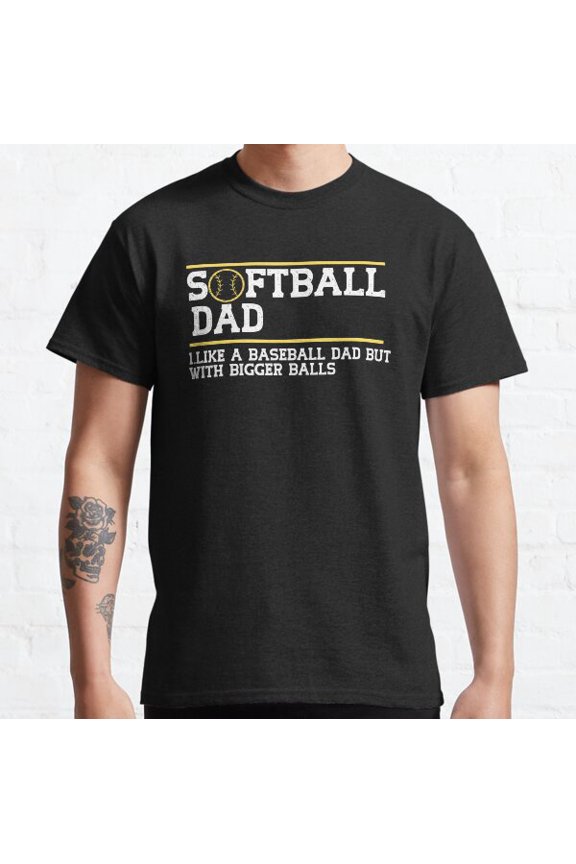 Softball Dad Classic T-shirt