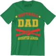 thumbnail image 1 of Softball Dad Daughter League - Funny Baseball Gift From Son Men's T-Shirt, 1 of 4