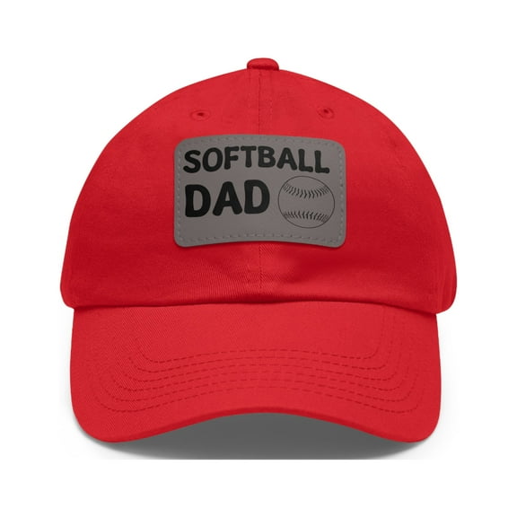 Softball Dad Hat Cap Strap Back Dad Hat With Patch High School College Mom